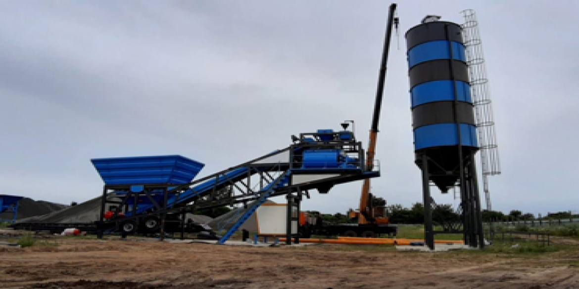 Mobile Concrete Batching Plant